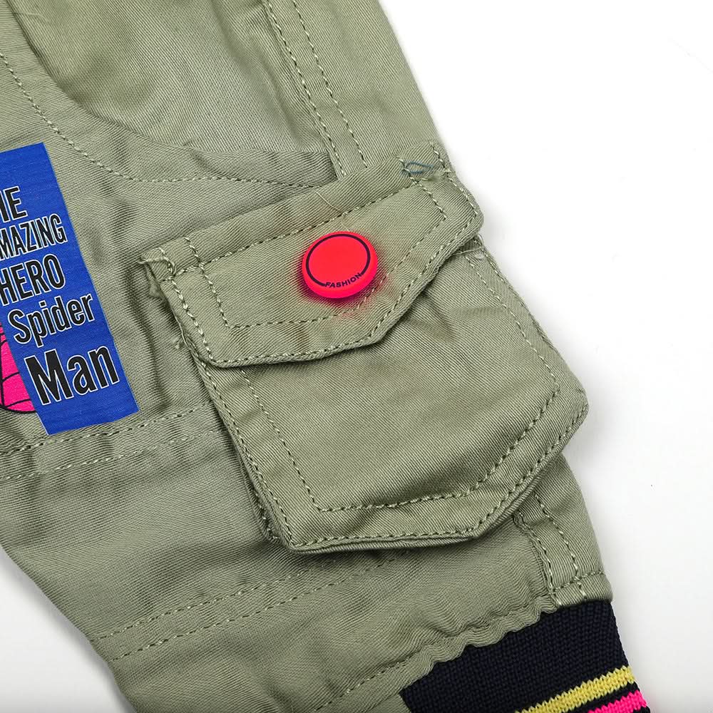 Newborn Boys Cotton Pant - Green, Newborn Boys Shorts & Pants, Chase Value, Chase Value