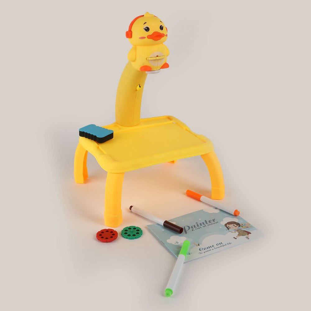 Little Duck Projector Table - Yellow, Educational Toys, Chase Value, Chase Value