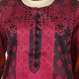 Women's 3Pcs Suit - Dark Pink, Women Shalwar Suits, Chase Value, Chase Value
