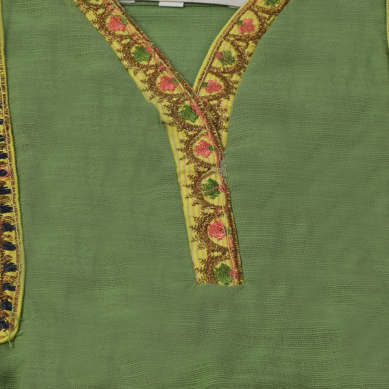 Girls  Embroidered Shalwar Suit - Sea Green, Girls Shalwar Kameez, Chase Value, Chase Value