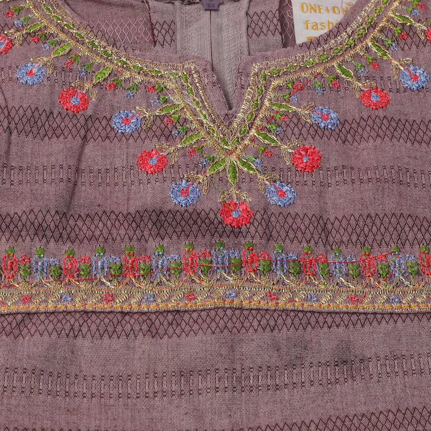 Girls  Embroidered Shalwar Suit - Light Purple, Girls Shalwar Kameez, Chase Value, Chase Value