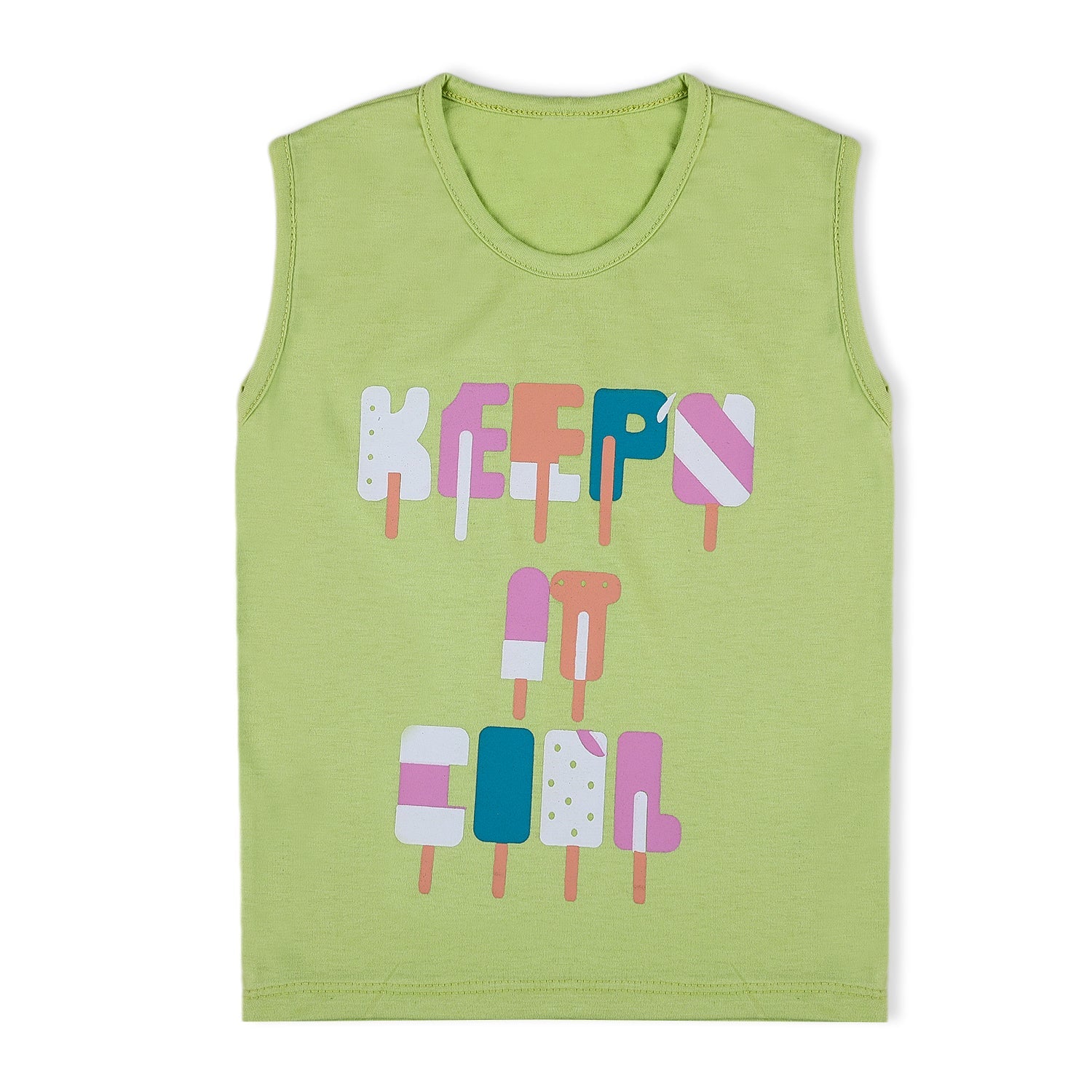 Valuable Girls Sando - Green, Girls T-Shirts, Chase Value, Chase Value