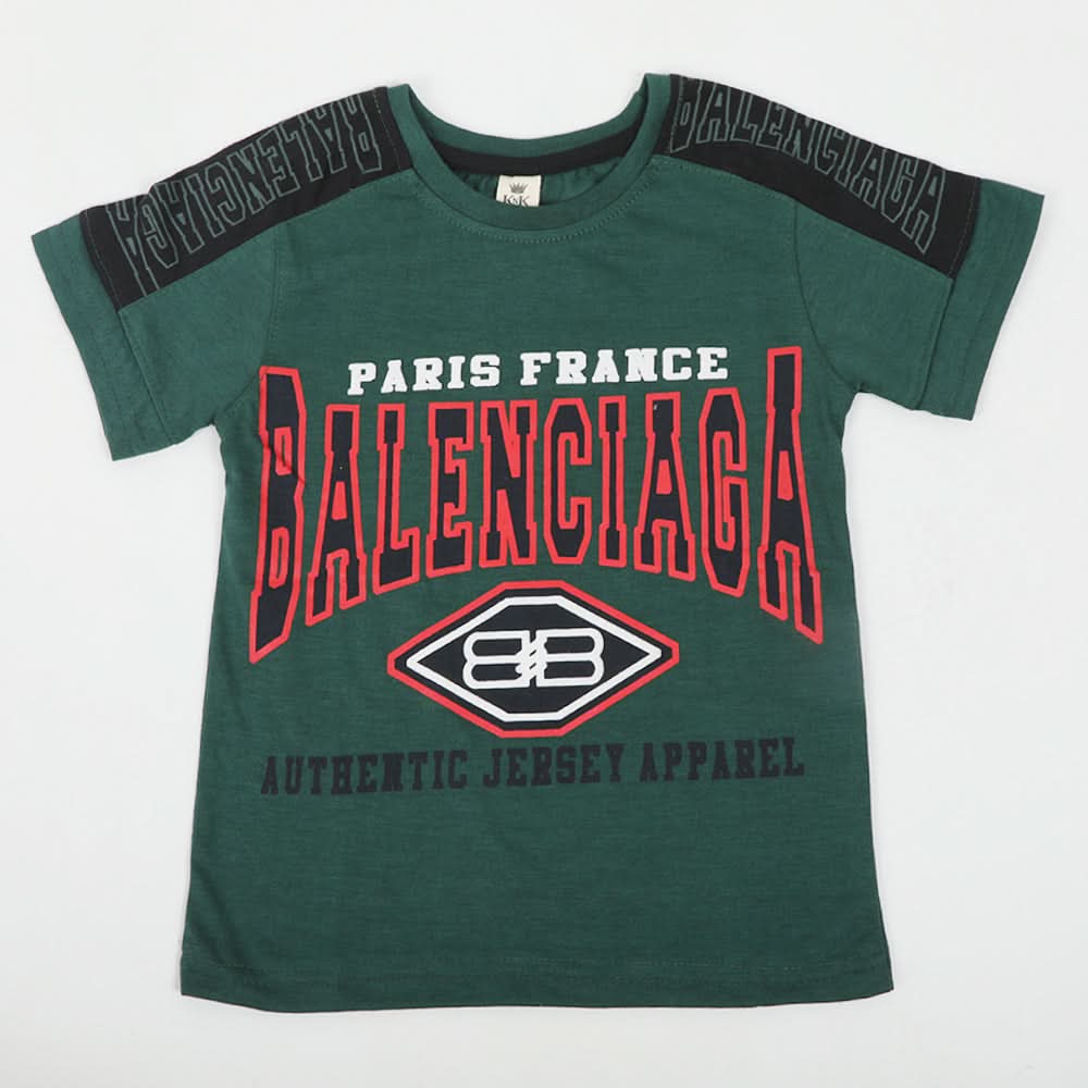 Boys Half Sleeves T-Shirt - Green, Boys T-Shirts, Chase Value, Chase Value