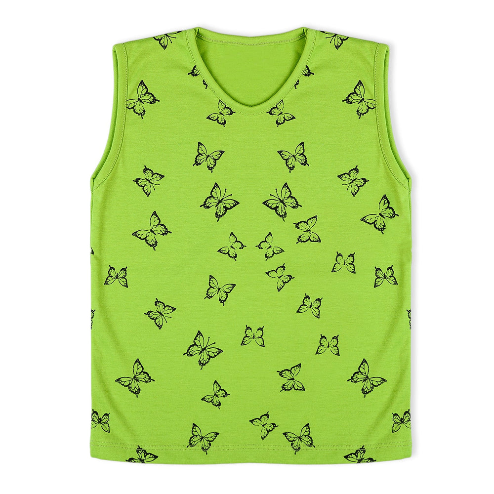 Valuable Girls Sando - Green, Girls T-Shirts, Chase Value, Chase Value