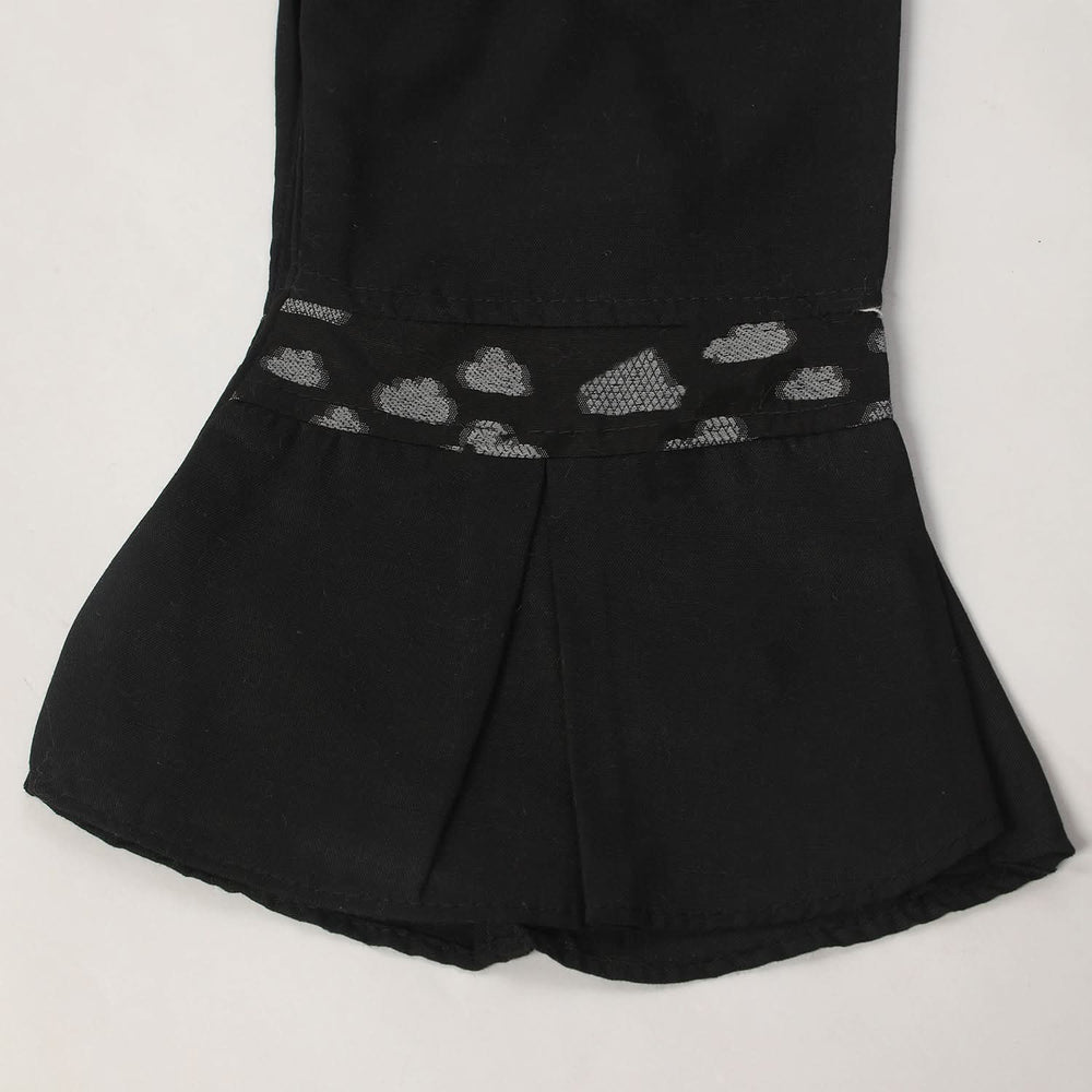 Girls  Embroidered Shalwar Suit - Black, Girls Shalwar Kameez, Chase Value, Chase Value