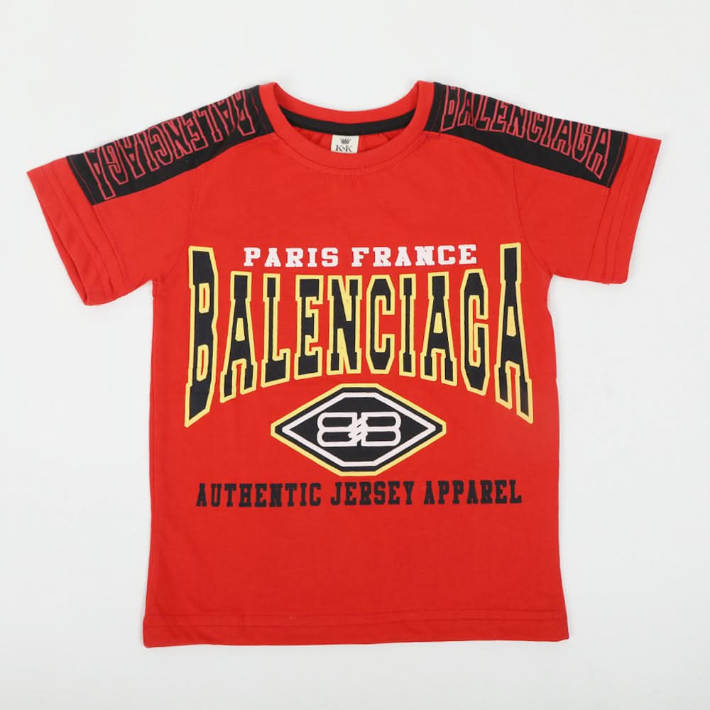 Boys Half Sleeves T-Shirt - Red, Boys T-Shirts, Chase Value, Chase Value