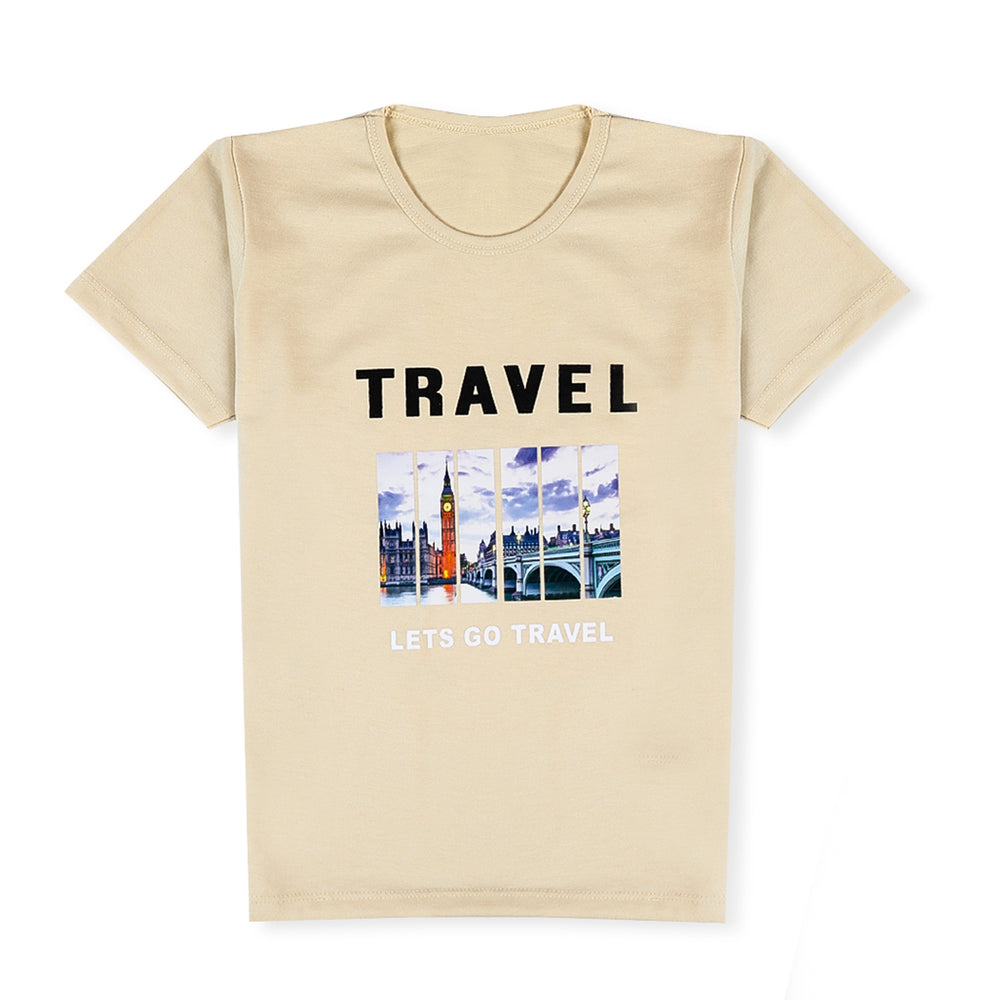 Valuable Boys Half Sleeves Short Suit - Fawn, Boys Sets & Suits, Chase Value, Chase Value