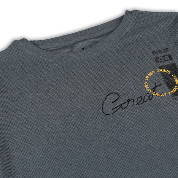 Eminent Women's Half Sleeves T-Shirt - Charcoal