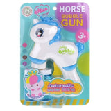 Bubble Gun with 2 Bottles – Automatic Bubble Blaster Toy - Blue & White, Weapon Toys, Chase Value, Chase Value
