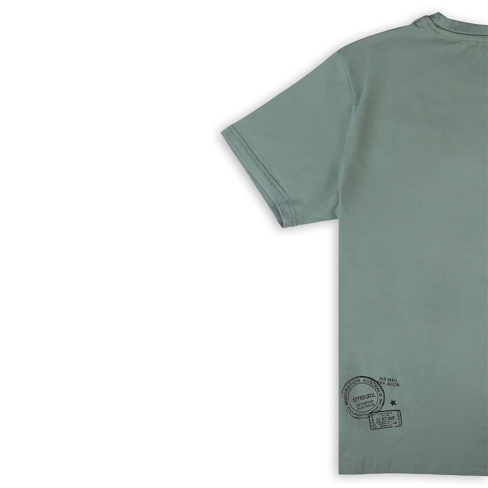 Eminent Men's Half Sleeves T-Shirt - Laurel Green, Men's T-Shirts & Polos, Eminent, Chase Value