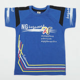 Boys Half Sleeves T-Shirt - Blue, Boys T-Shirts, Chase Value, Chase Value