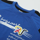 Boys Half Sleeves T-Shirt - Blue, Boys T-Shirts, Chase Value, Chase Value
