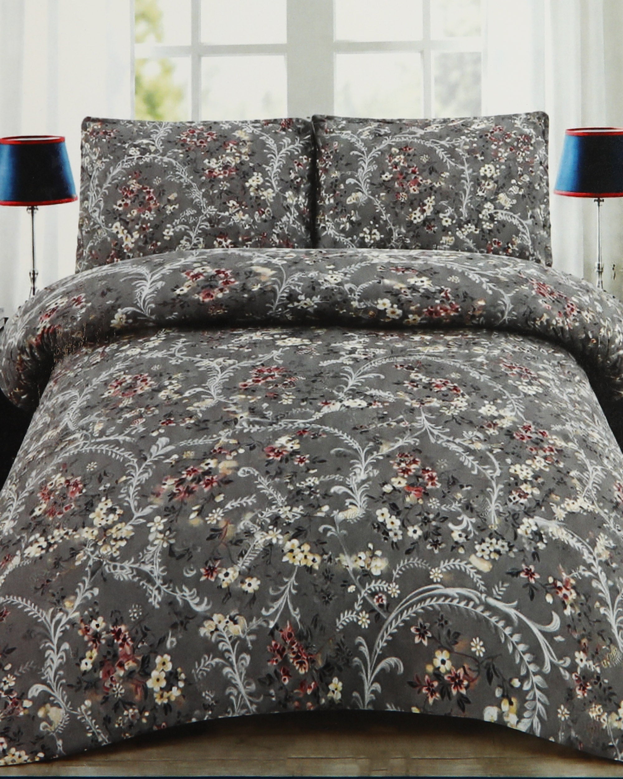 Valuables Printed Double Bed Sheet - 90 x 96 Inch