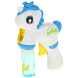 Bubble Gun with 2 Bottles – Automatic Bubble Blaster Toy - Blue & White, Weapon Toys, Chase Value, Chase Value