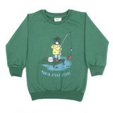 Boys Full Sleeves SweatShirt - Green, Boys Hoodies & Sweat Shirts, Chase Value, Chase Value