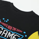 Boys Half Sleeves T-Shirt - Black, Boys T-Shirts, Chase Value, Chase Value