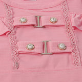 Girls Tight Half Sleeves Suit - Pink, Girls Suits, Chase Value, Chase Value