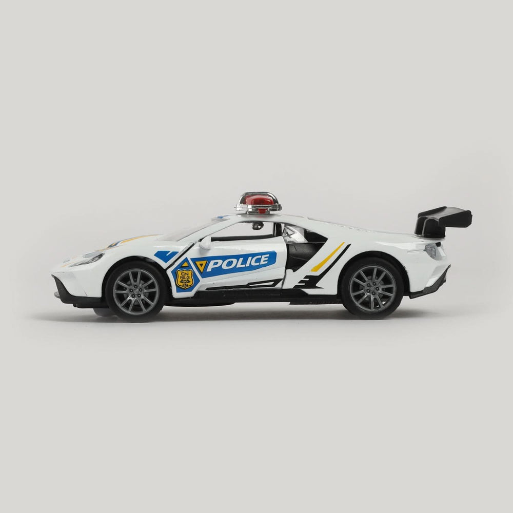 Die-Cast Car Ford Police Wheel Light With Music, Non-Remote Control, Chase Value, Chase Value