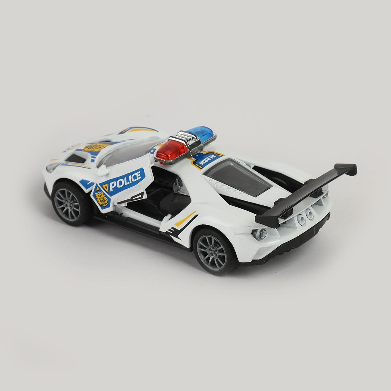 Die-Cast Car Ford Police Wheel Light With Music, Non-Remote Control, Chase Value, Chase Value