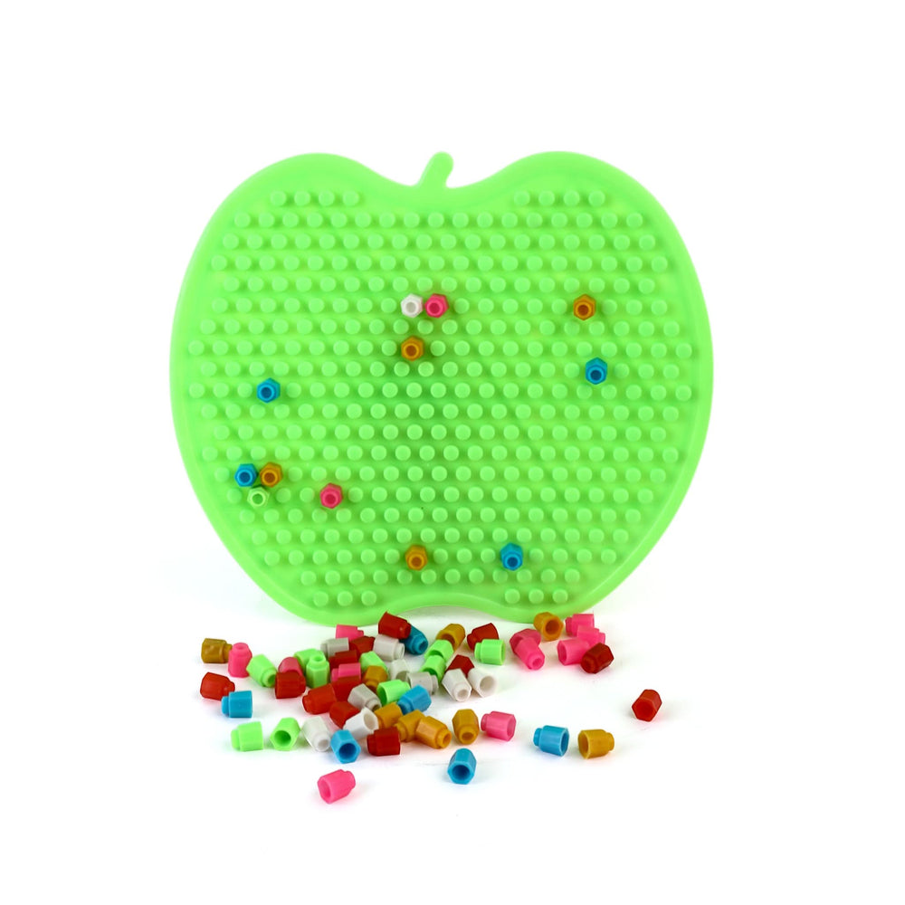 Apple Bead Set – Creative Jewelry Kit for Kids - Green, Kids Cosmetic & Kitchen Sets, Chase Value, Chase Value