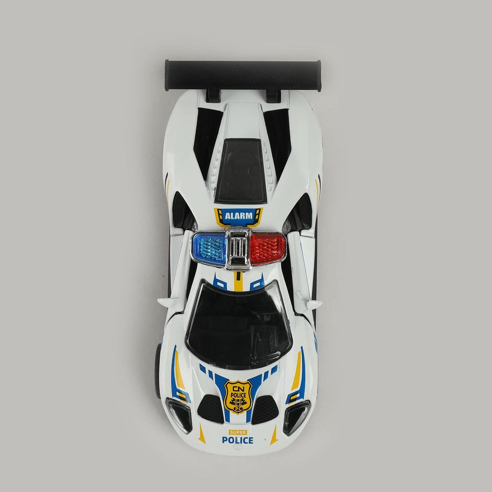 Die-Cast Car Ford Police Wheel Light With Music, Non-Remote Control, Chase Value, Chase Value