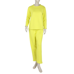 Women Full Sleeves 2pcs Suit - Green