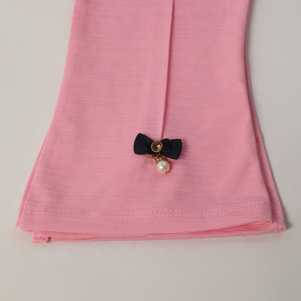 Girls Tight Half Sleeves Suit - Light Pink, Girls Suits, Chase Value, Chase Value