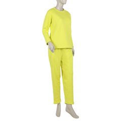 Women Full Sleeves 2pcs Suit - Green