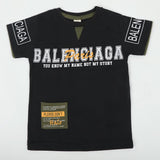 Boys Half Sleeves T-Shirt - Black, Boys T-Shirts, Chase Value, Chase Value