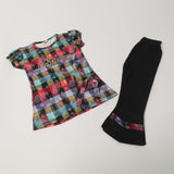 Girls Tight Half Sleeves Suit - Black, Girls Suits, Chase Value, Chase Value