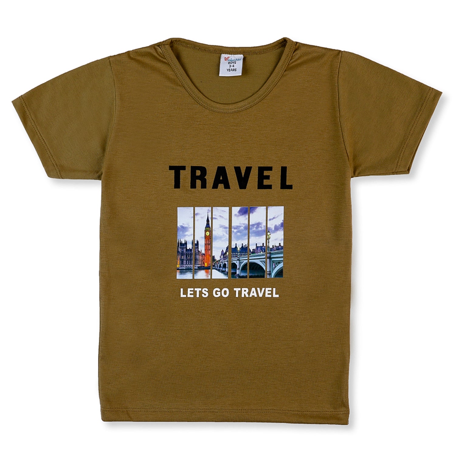 Valuable Boys Half Sleeves Short Suit - Olive Green, Boys Sets & Suits, Chase Value, Chase Value