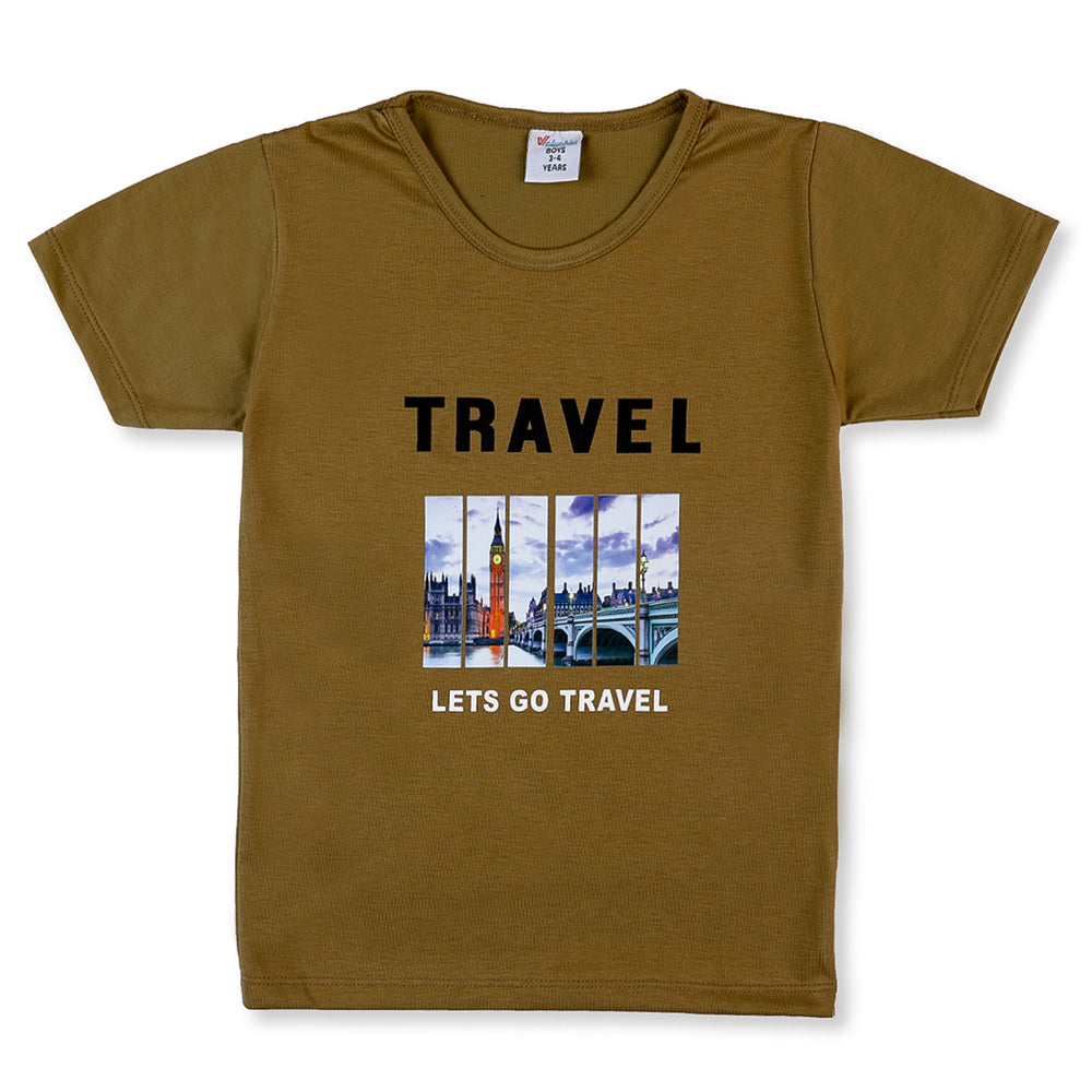 Valuable Boys Half Sleeves Short Suit - Olive Green, Boys Sets & Suits, Chase Value, Chase Value