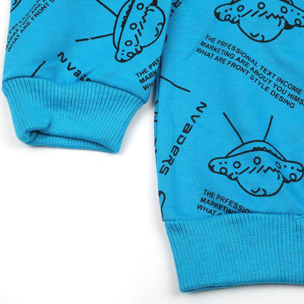 Boys Full Sleeves SweatShirt - Blue, Boys Hoodies & Sweat Shirts, Chase Value, Chase Value