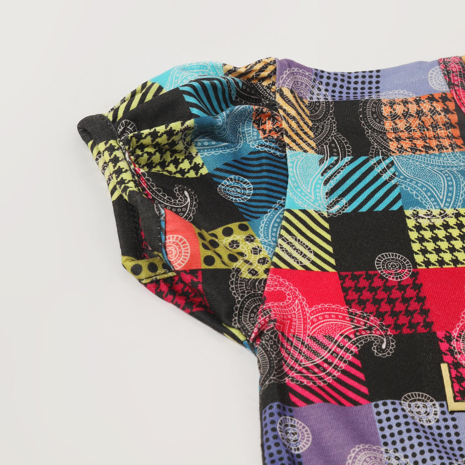 Girls Tight Half Sleeves Suit - Black, Girls Suits, Chase Value, Chase Value