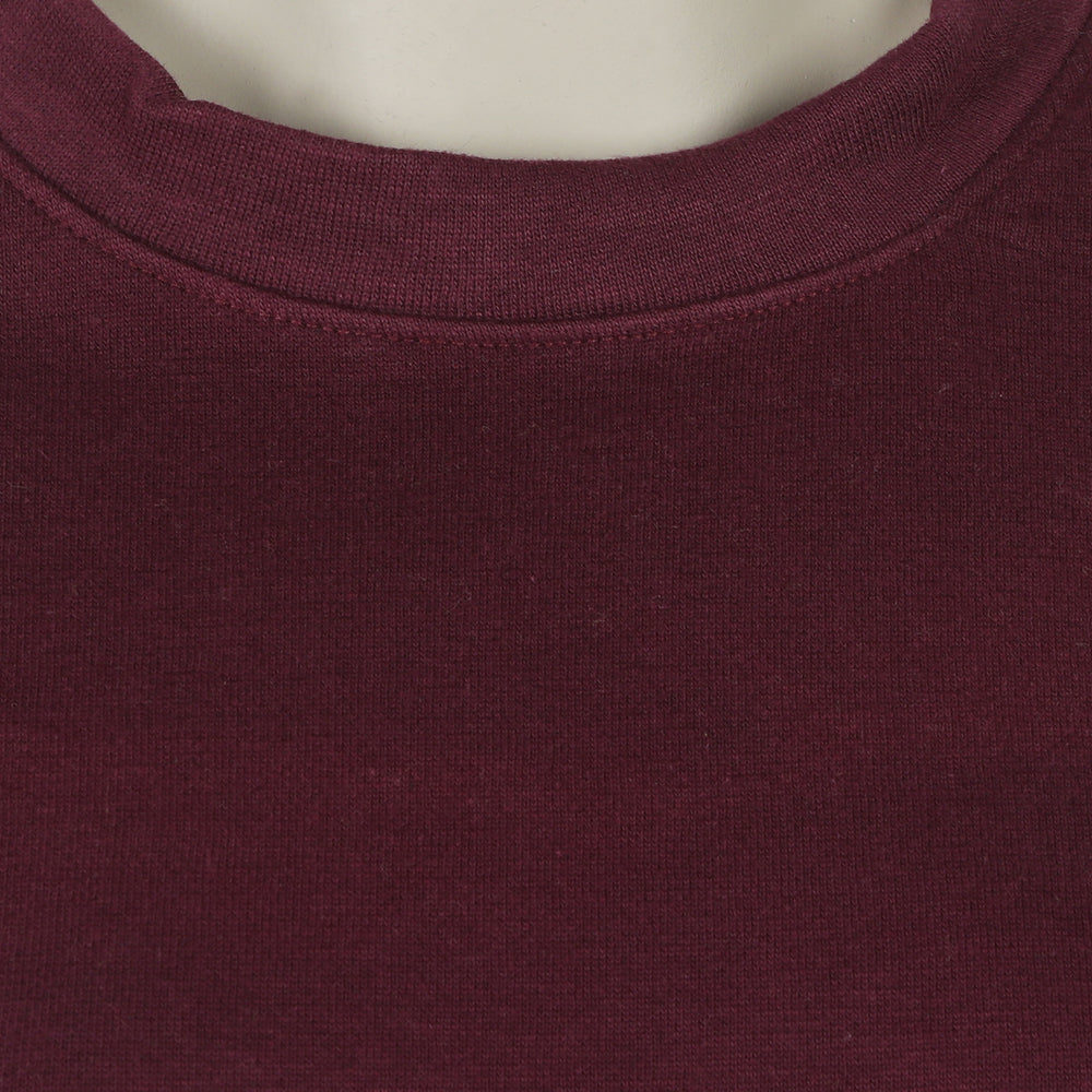 Burgundy Lawn Co-Ord Set for Women – Full Sleeves, Women Co-Ord Set, Chase Value, Chase Value