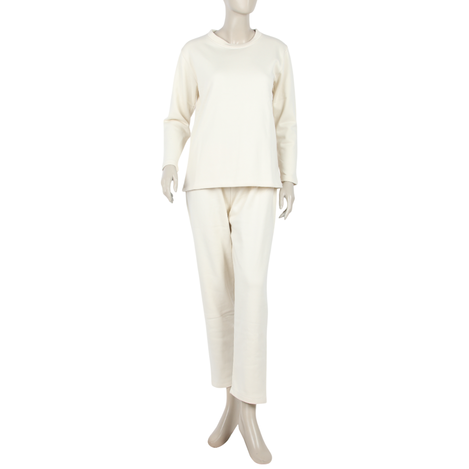 Off-White Lawn 2-Piece Suit – Full Sleeves, Women Co-Ord Set, Chase Value, Chase Value