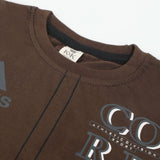 Boys Half Sleeves T-Shirt - Chocolate, Boys T-Shirts, Chase Value, Chase Value