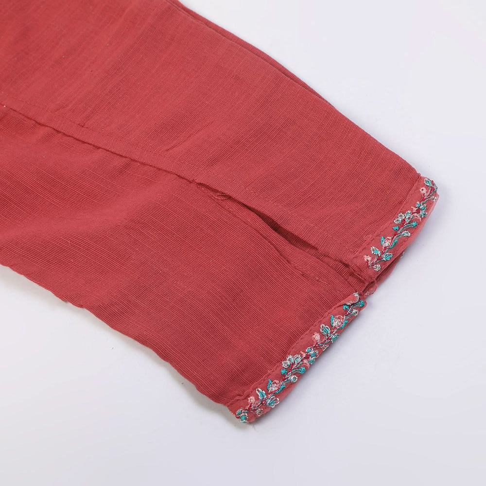 Girls Embroidered Shalwar Suit - Rust, Girls Shalwar Kameez, Chase Value, Chase Value