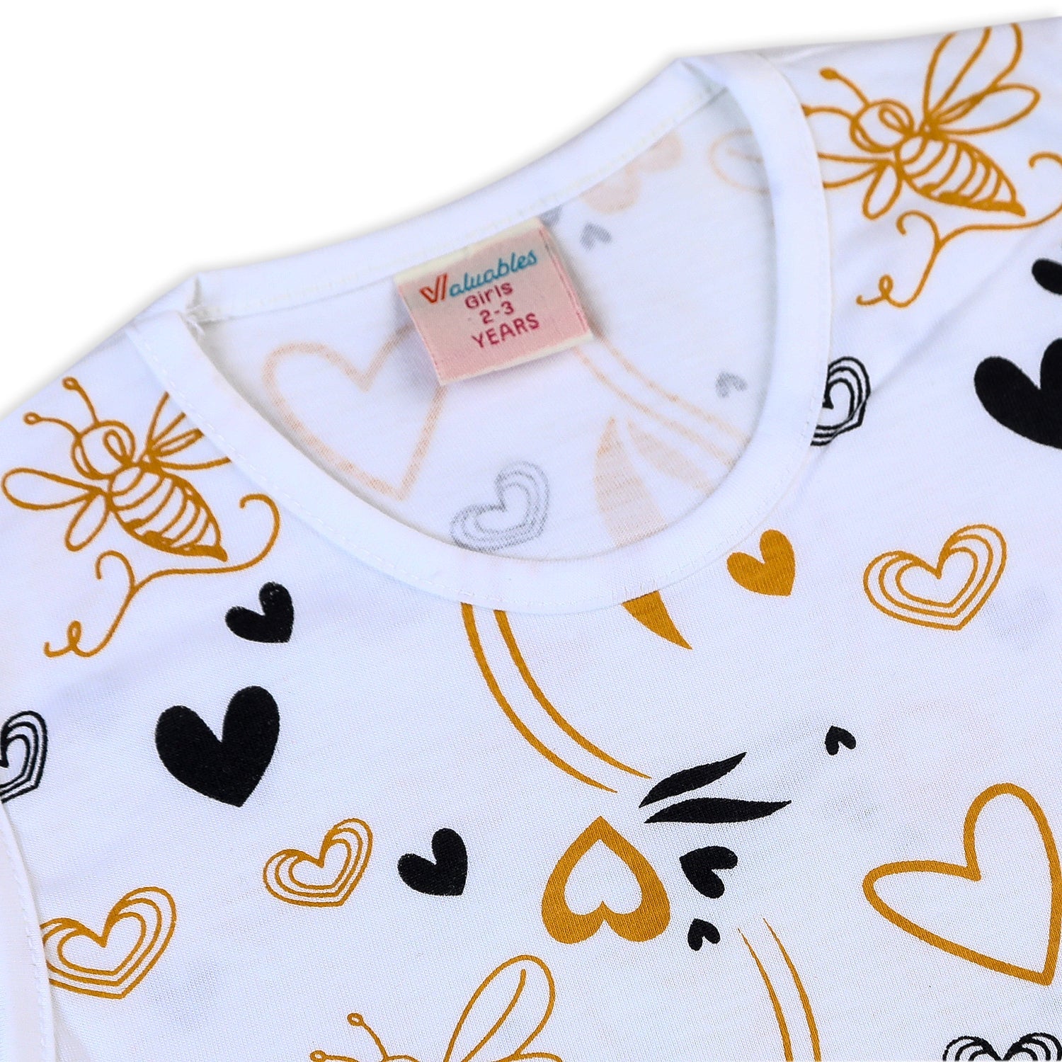 Valuable Girls Sando - Brown, Girls T-Shirts, Chase Value, Chase Value