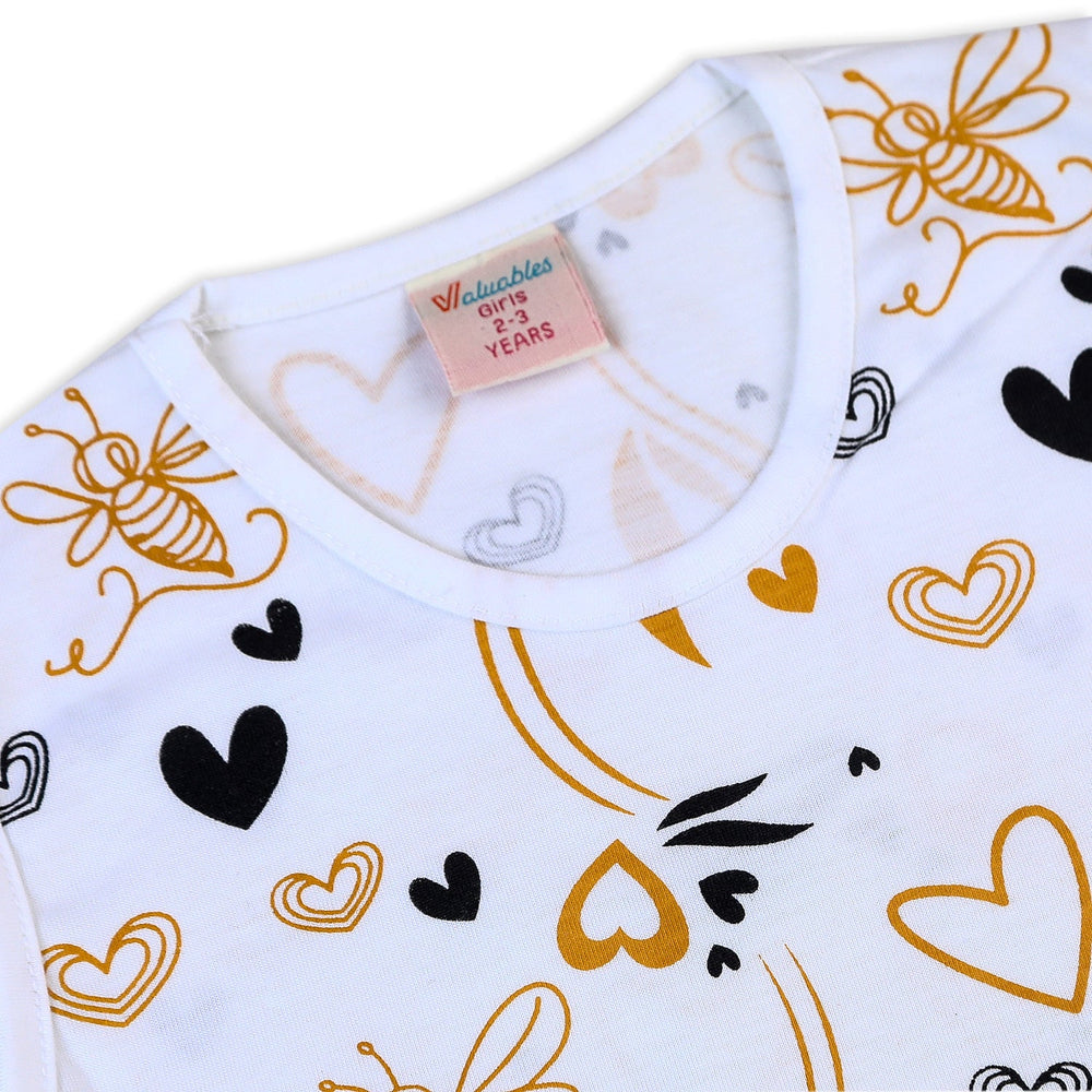 Valuable Girls Sando - Brown, Girls T-Shirts, Chase Value, Chase Value