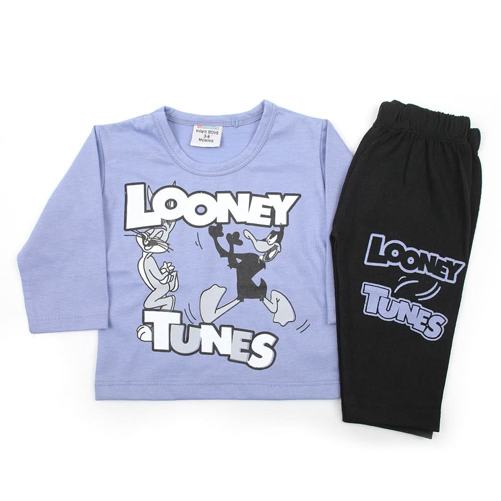 Newborn Boys Full Sleeves 2pcs Suit - Purple, Newborn Boys Sets & Suits, Chase Value, Chase Value