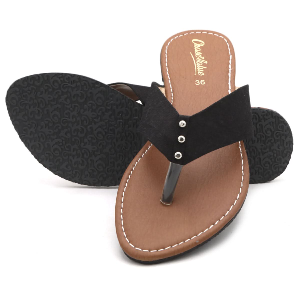Womens Slippers 333 - Black, Women, Slippers, Chase Value, Chase Value