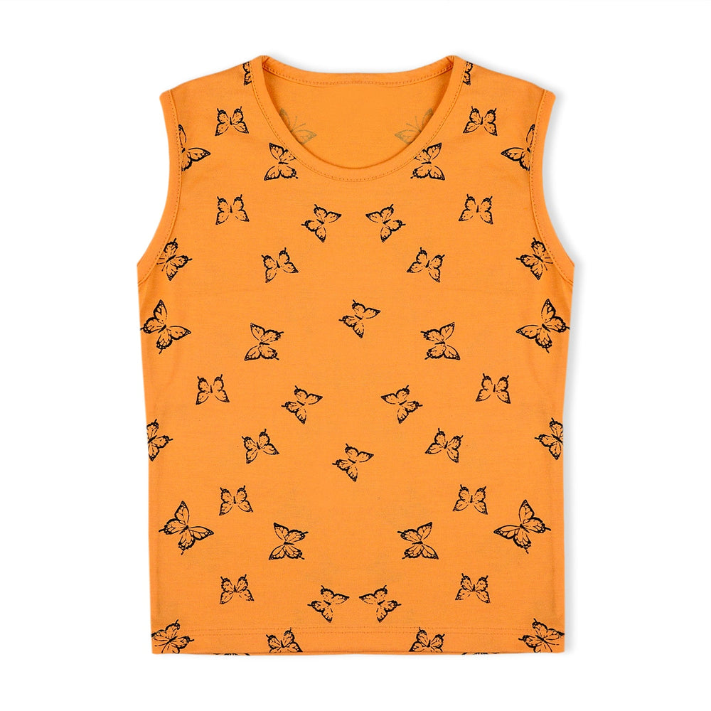 Valuable Girls Sando - Orange, Girls T-Shirts, Chase Value, Chase Value