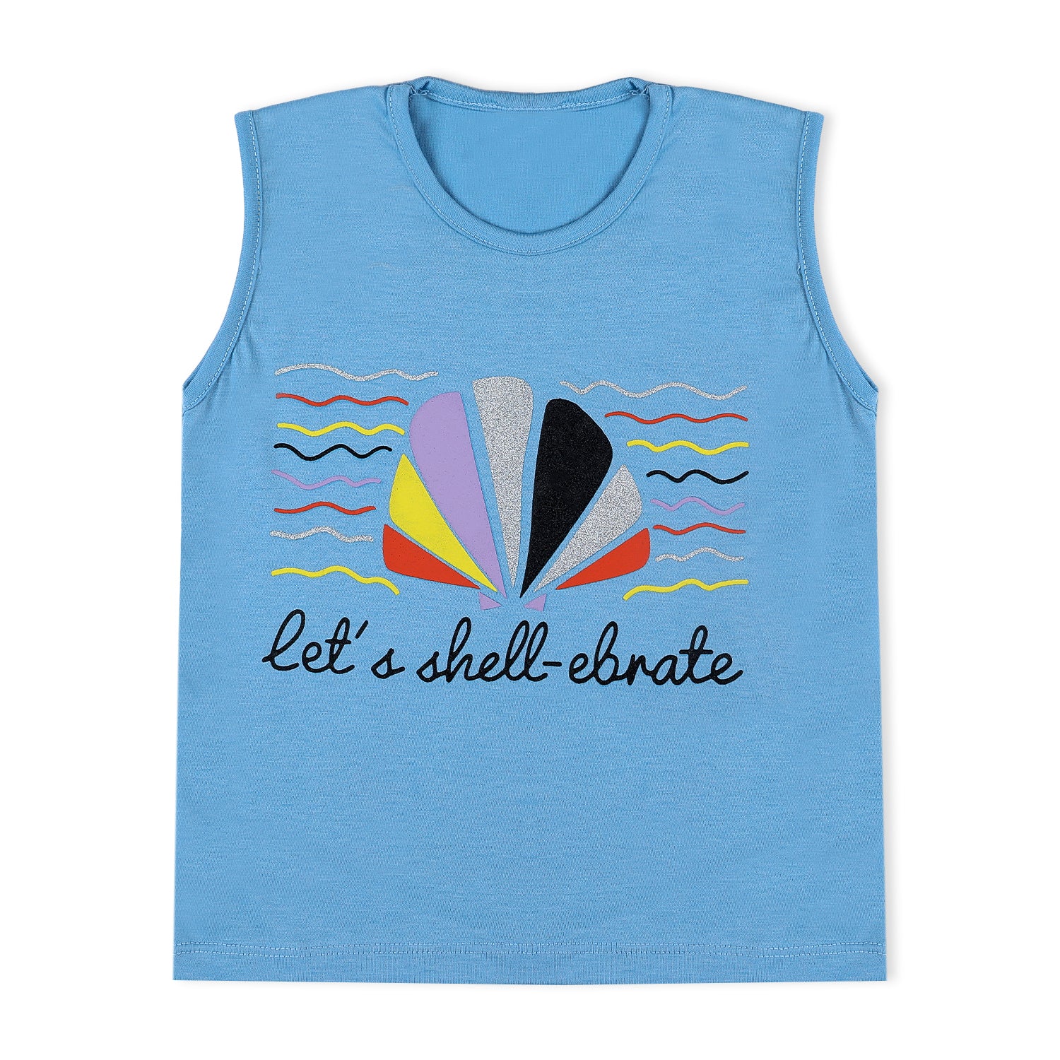 Valuable Girls Sando - Light Blue, Girls T-Shirts, Chase Value, Chase Value