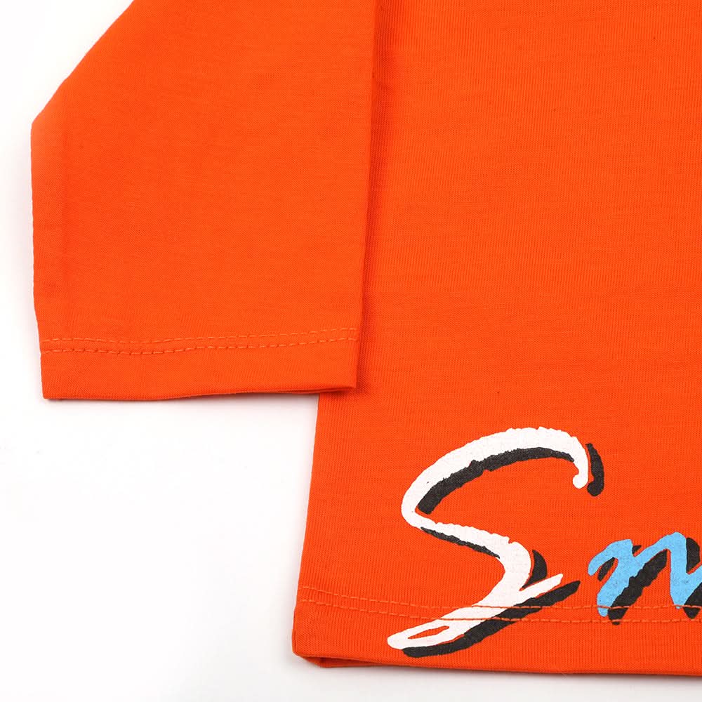 Newborn Boys Full Sleeves 2pcs Suit - Orange, Newborn Boys Sets & Suits, Chase Value, Chase Value