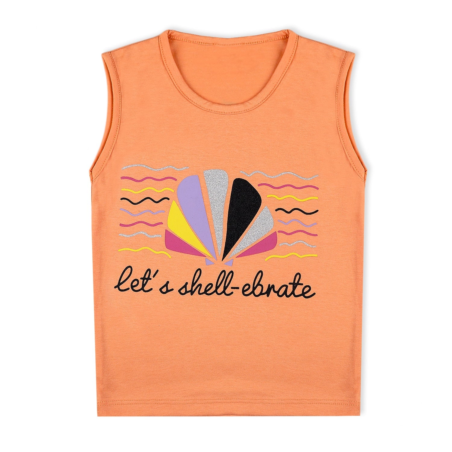 Valuable Girls Sando - Peach, Girls T-Shirts, Chase Value, Chase Value