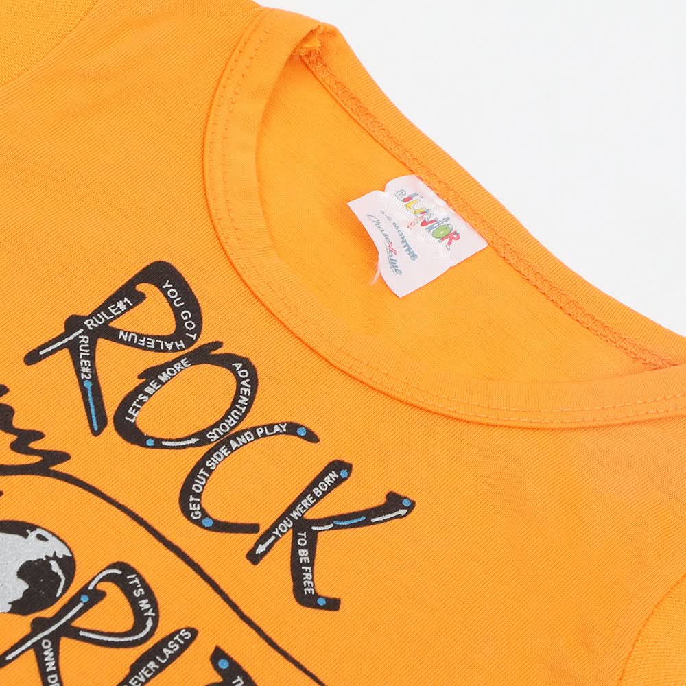 Newborn Boys Sando - Orange, Newborn Boys Shirts & T-Shirts, Chase Value, Chase Value