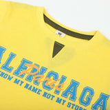 Boys Half Sleeves T-Shirt - Yellow, Boys T-Shirts, Chase Value, Chase Value