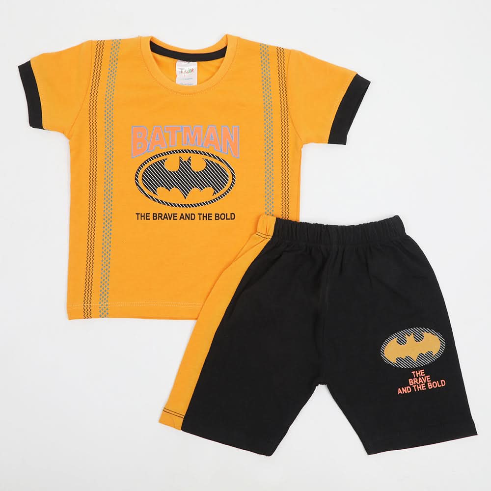 Newborn Boys Short Suit - Mustard, Newborn Boys Sets & Suits, Chase Value, Chase Value