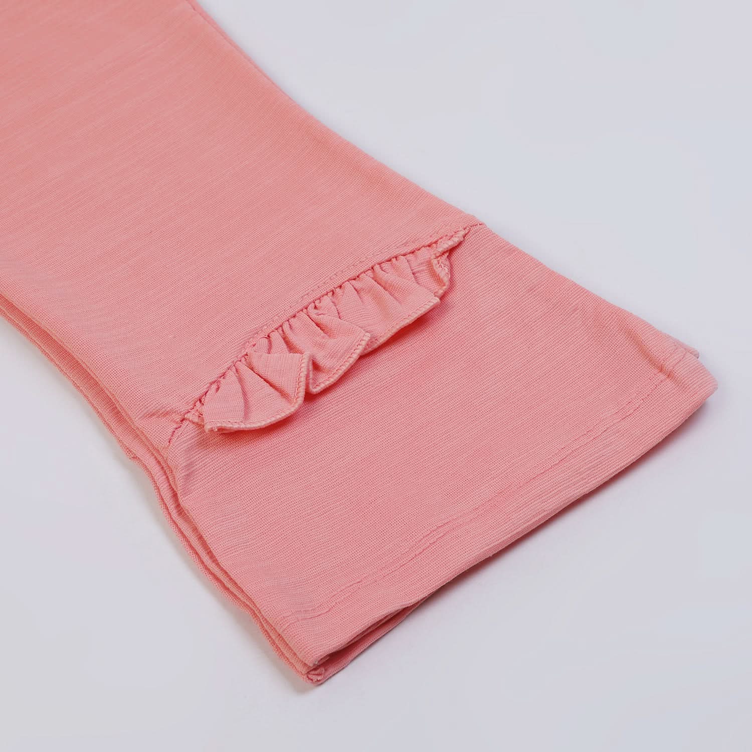 Girls Tight Half Sleeves Suit - Peach, Girls Suits, Chase Value, Chase Value